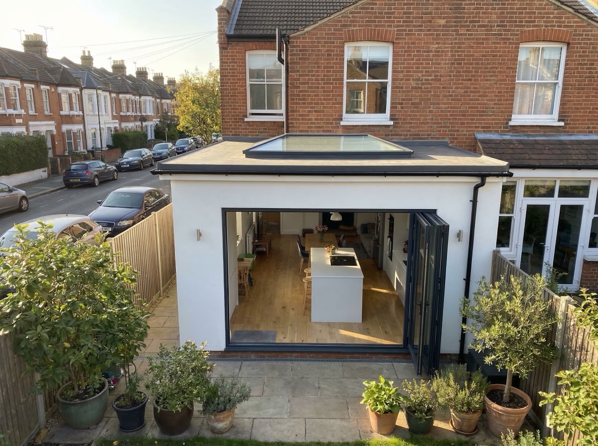 House extension project near Camden