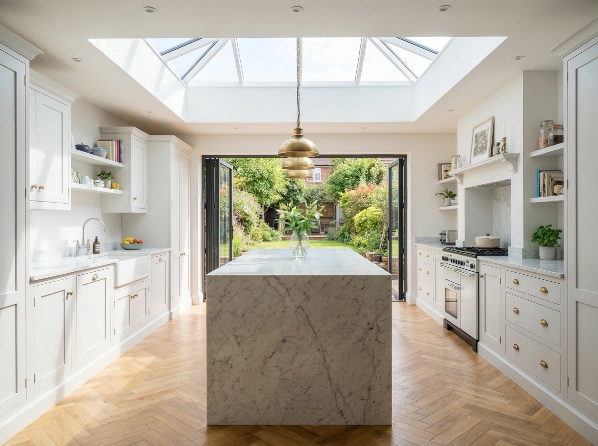 House extension project near Hampstead