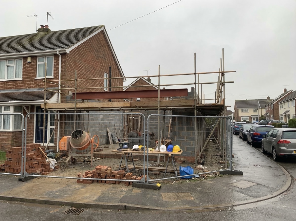 House extension project near Oval