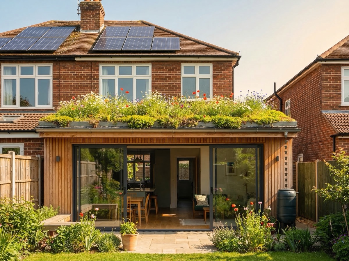 Completed house extension in Gravesend area