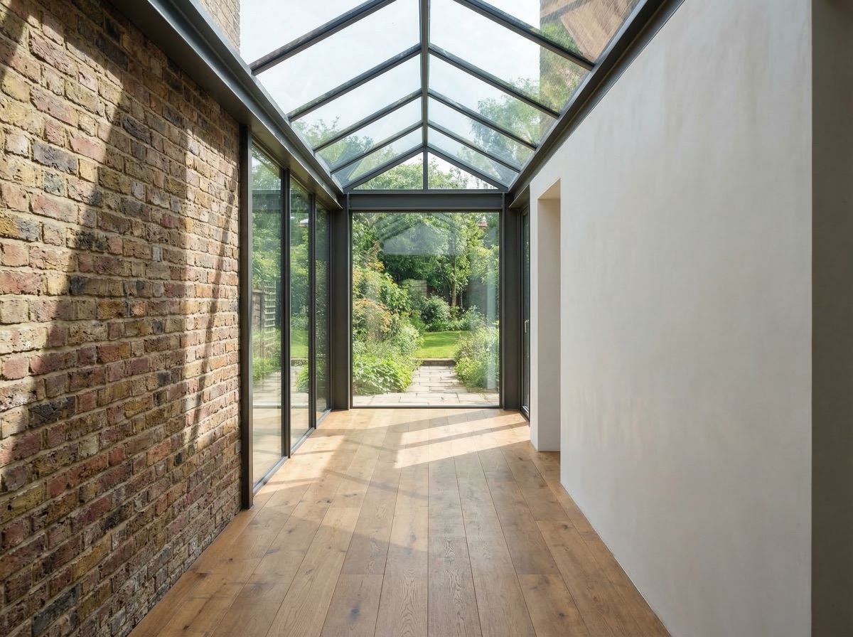 Completed house extension in Forest Gate area