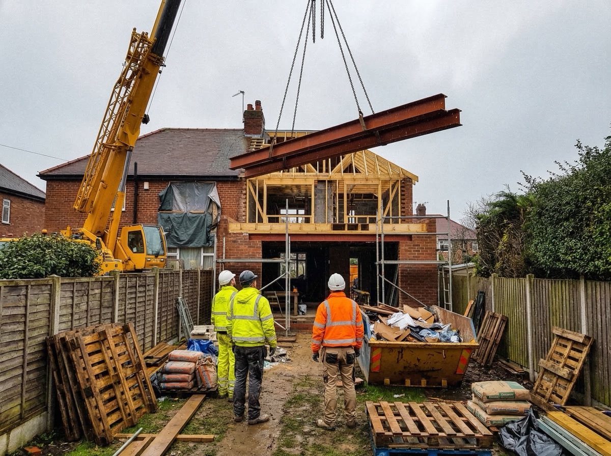 House extension project near Essendon