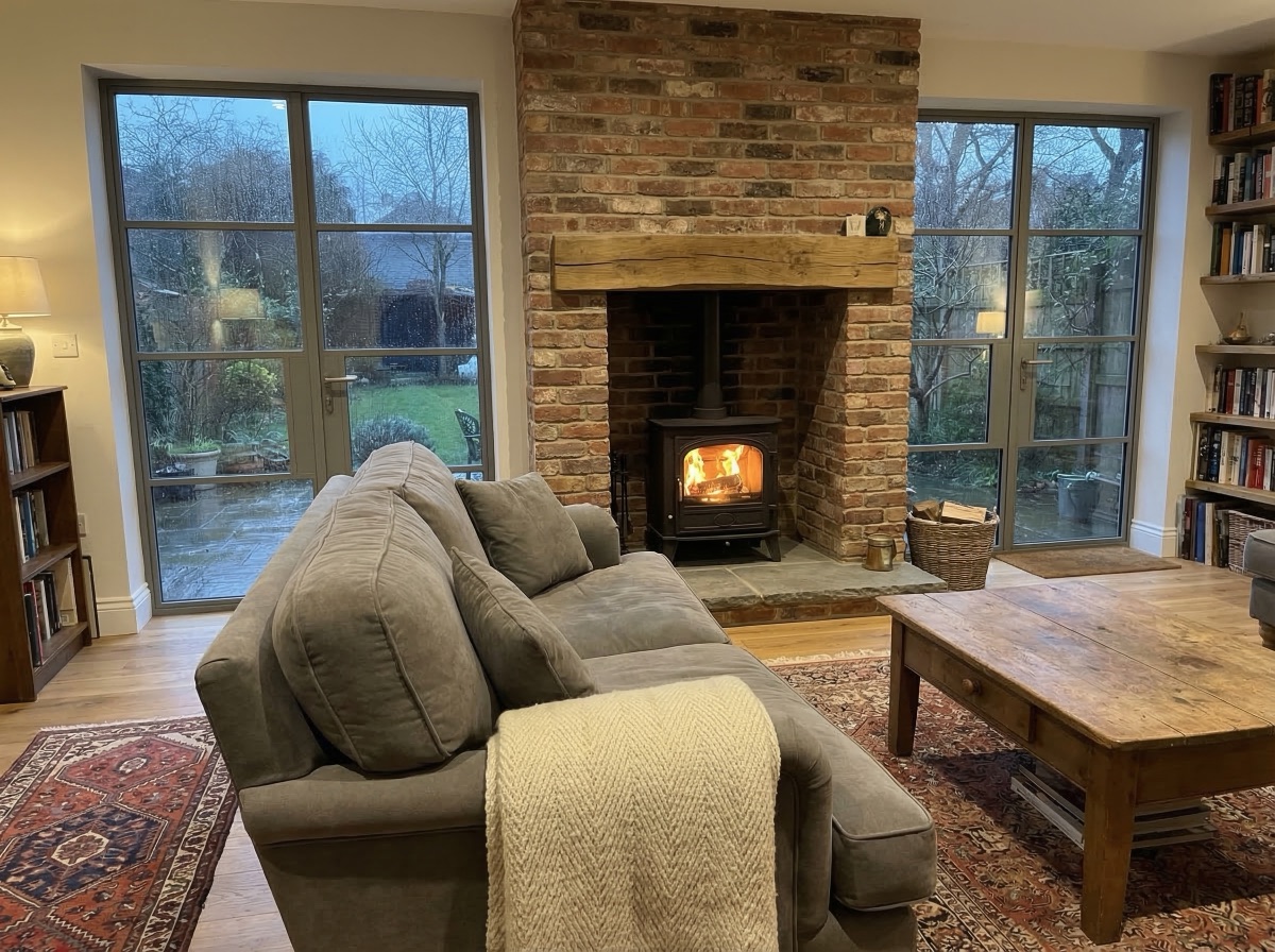 Completed house extension in Hook area